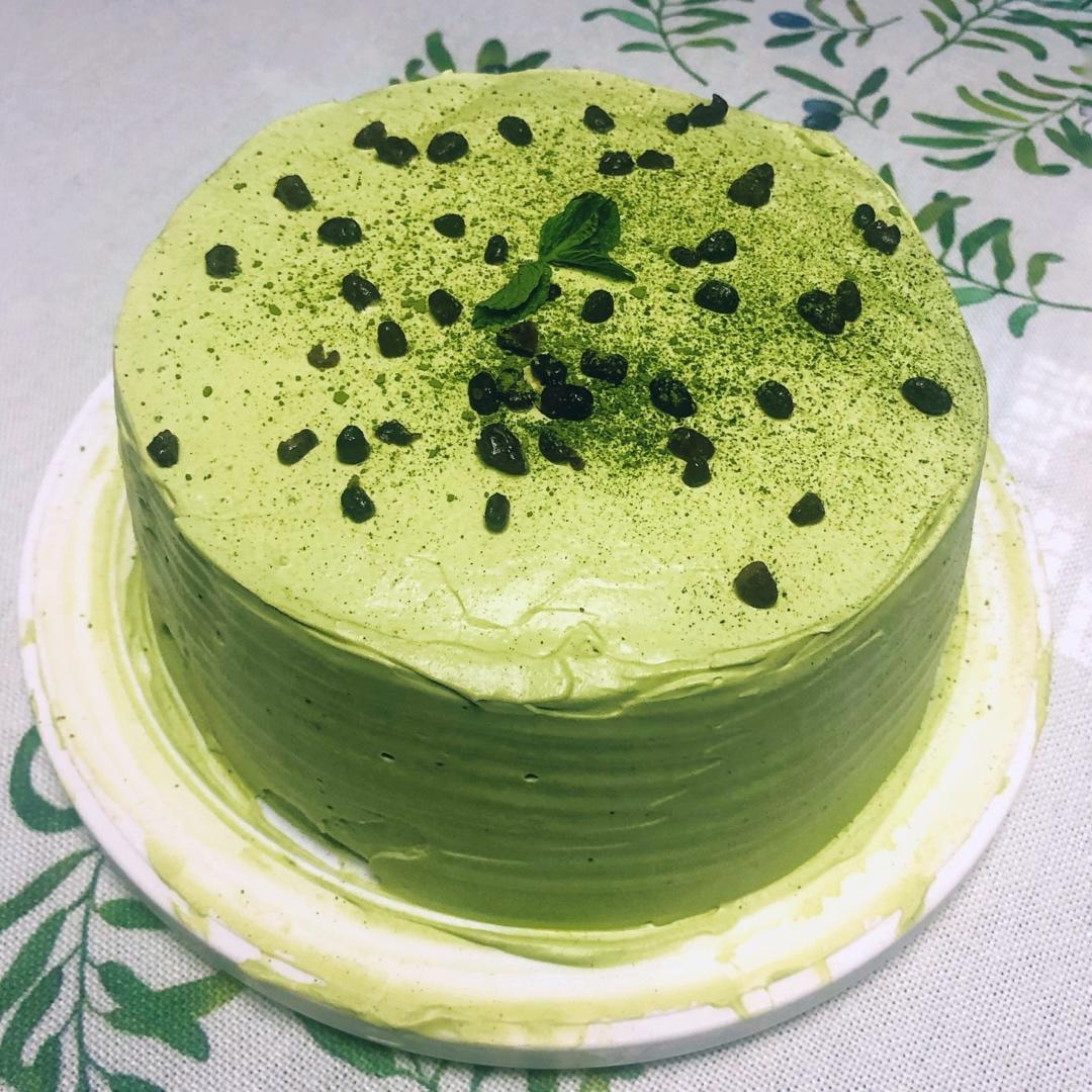 抹茶双享慕斯