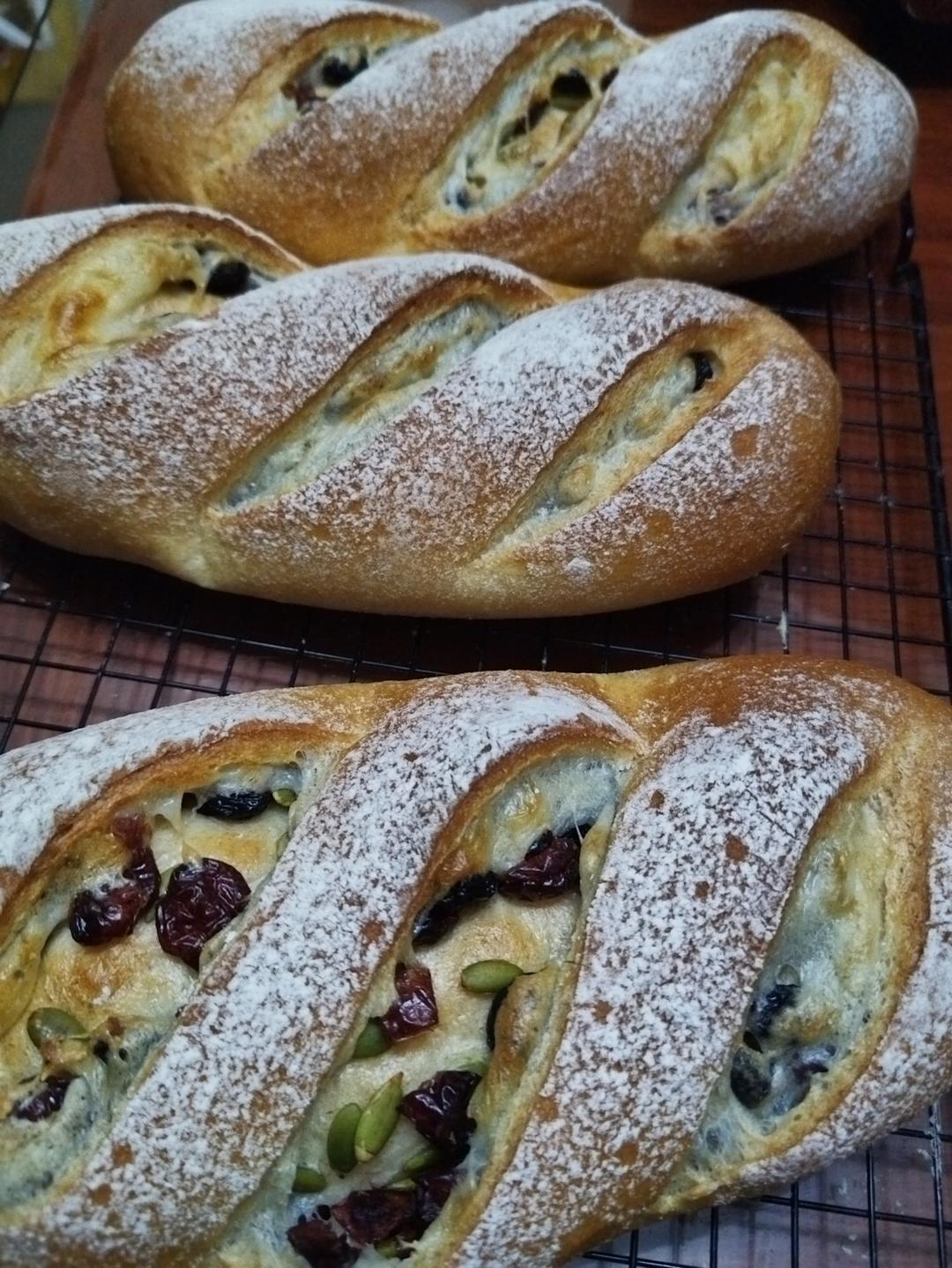 麻薯核桃夹心软欧包