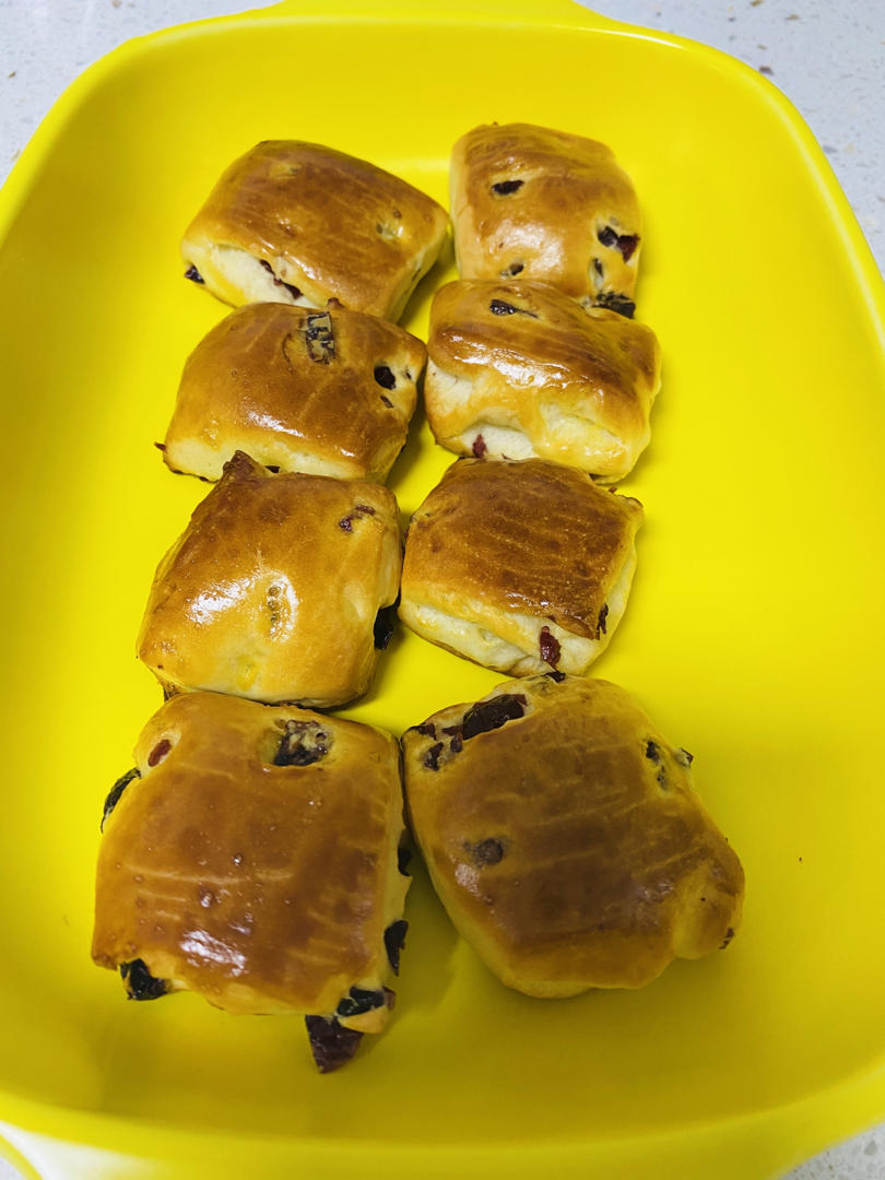 蔓越莓优格小面包块