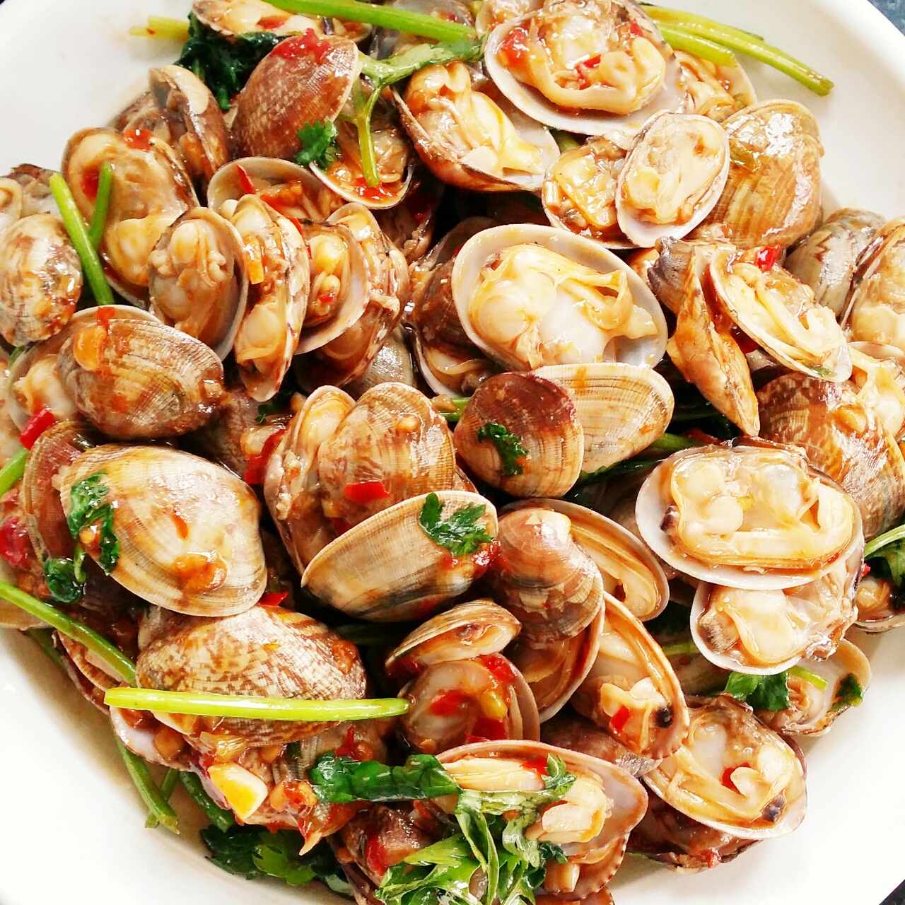 大赫妈做的蒜香炒花甲