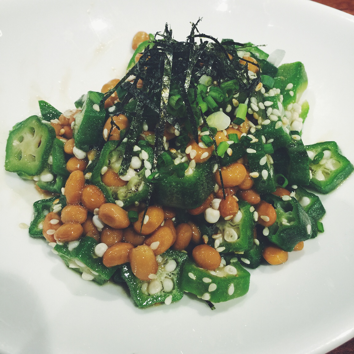 纳豆・秋葵・キムチ・豆腐丼