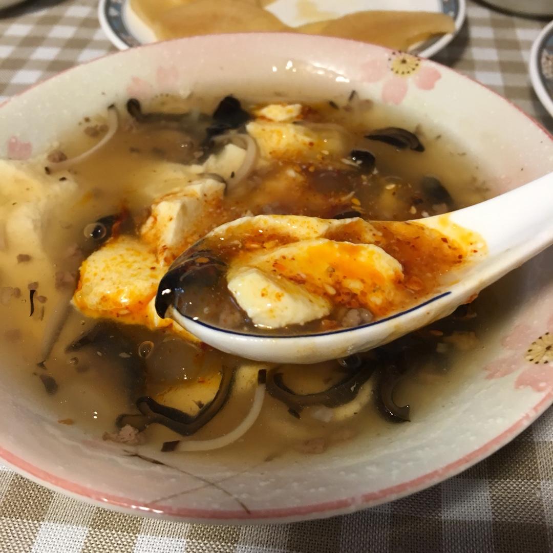 鲜香卤汁豆腐脑