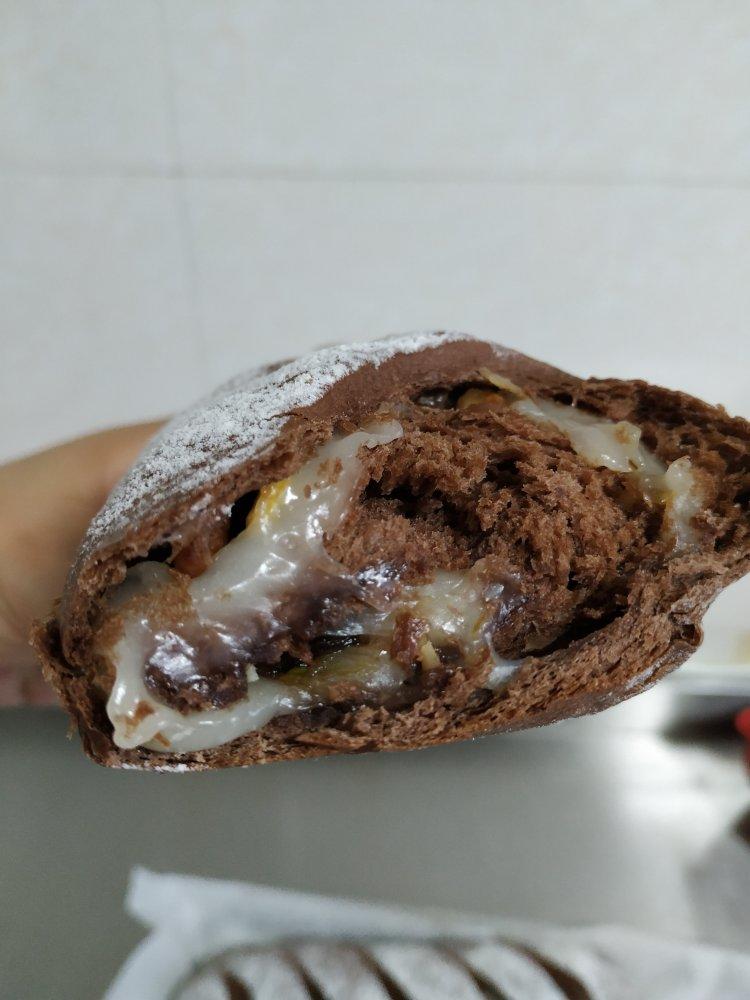 麻薯核桃夹心软欧包