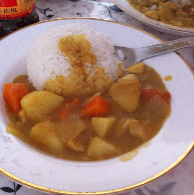 日式咖喱鸡肉饭