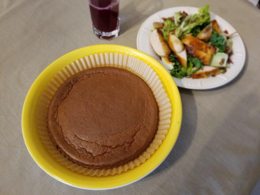 代糖无油无面粉减脂减肥必吃巧克力魔芋蛋糕