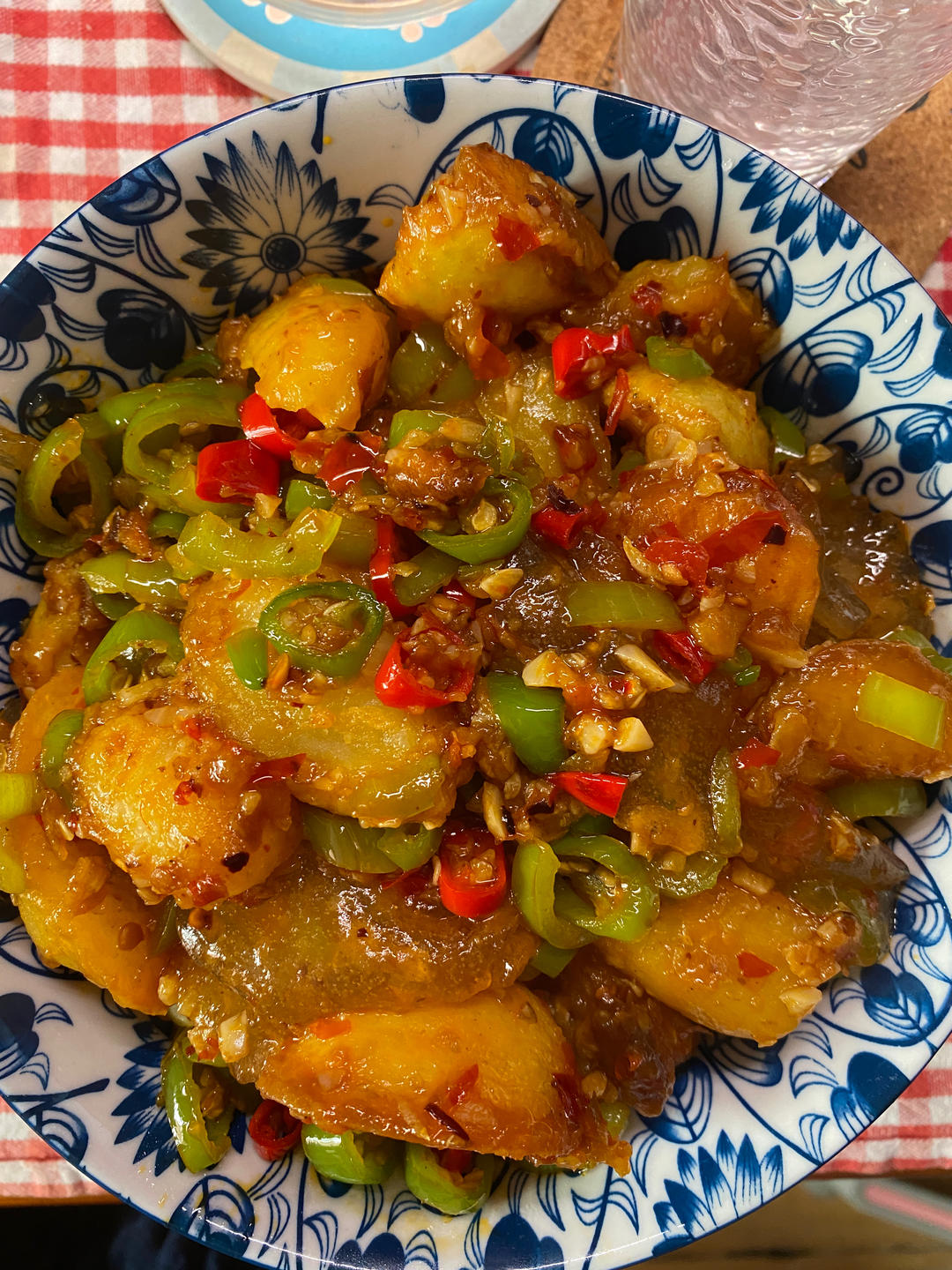 辣椒土豆炒拉皮