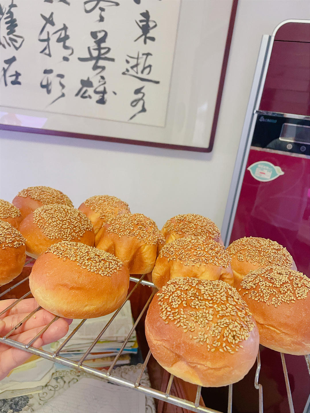 超~级松软的烫种汉堡胚