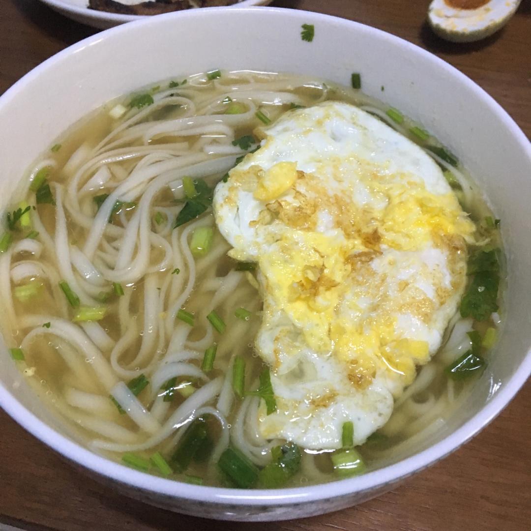 快手早餐-酱汤面，汤都喝光