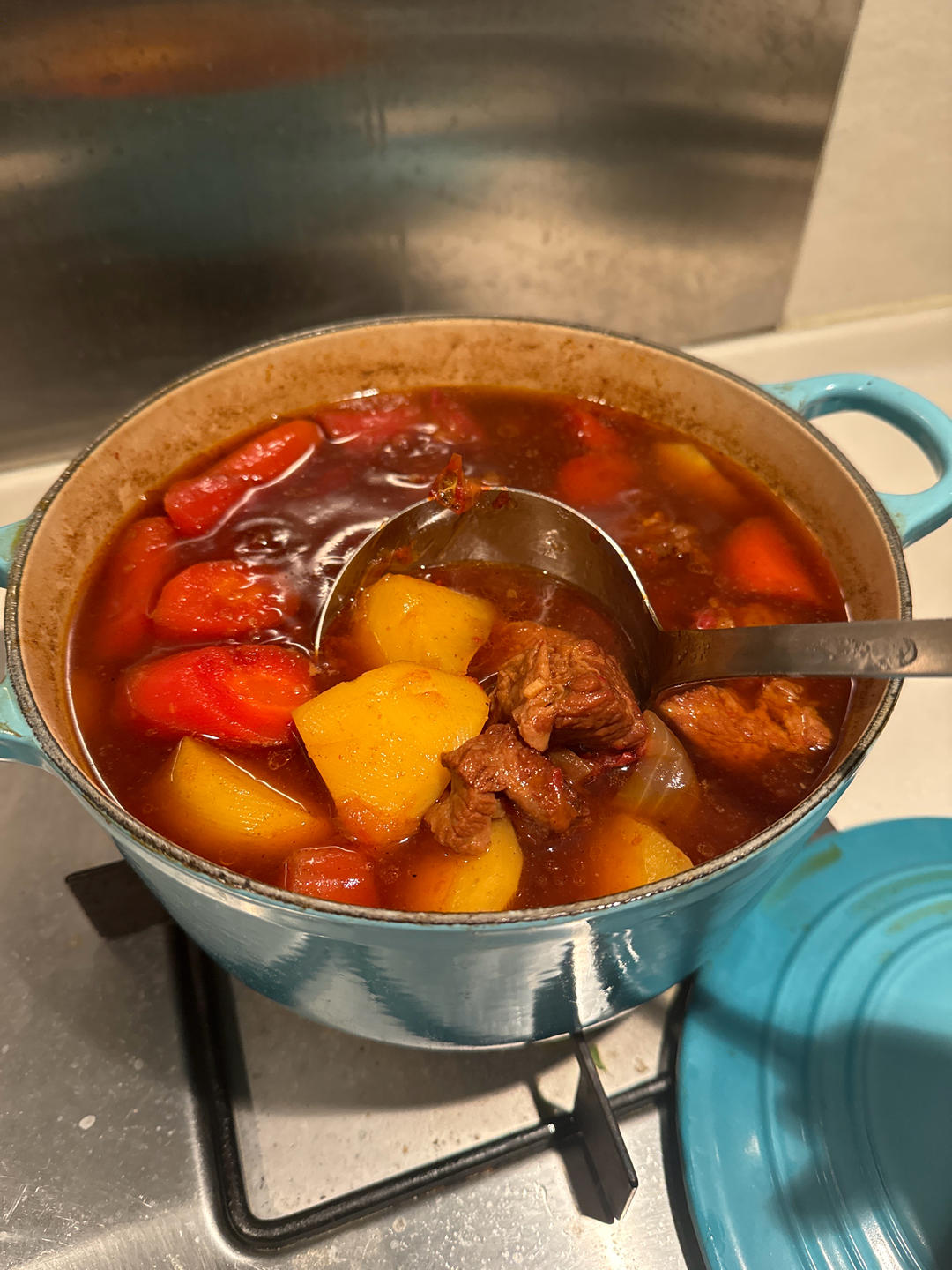 番茄土豆炖牛腩