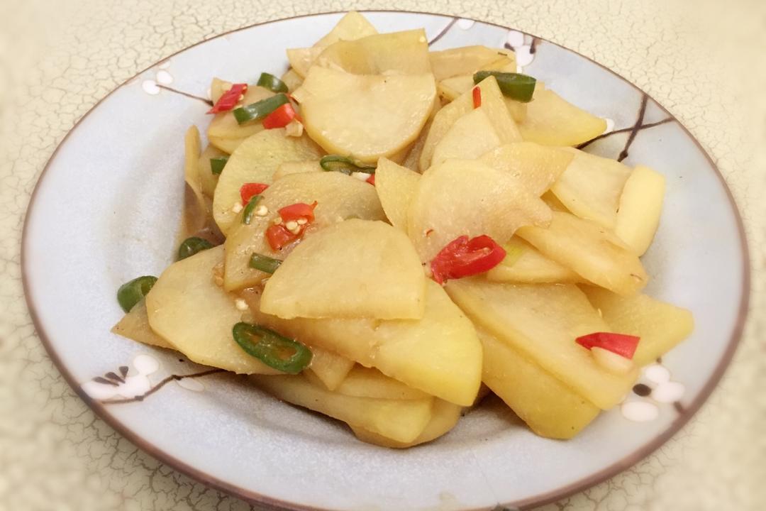 家常炒土豆片
