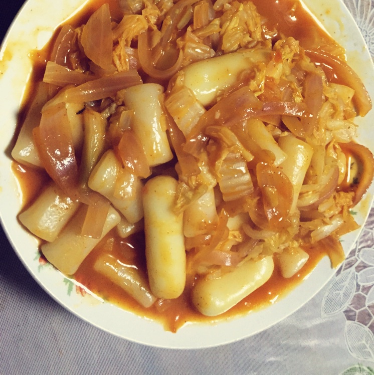 韩式辣炒年糕