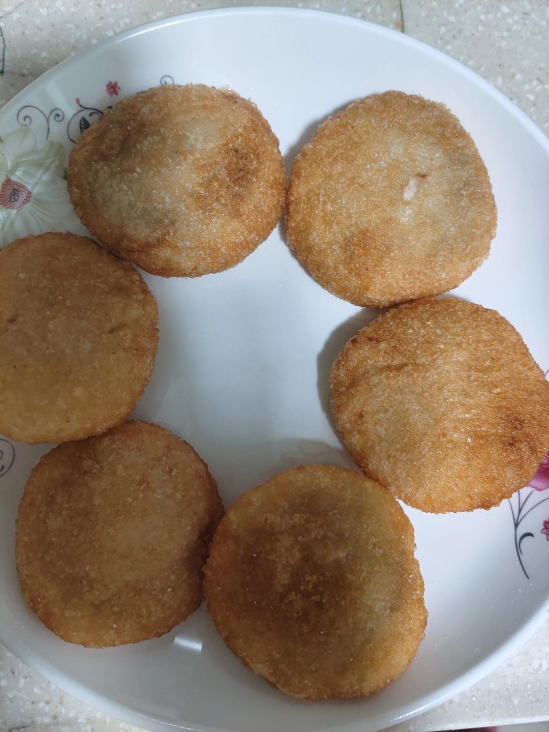东北油炸糕（糯米粉豆沙馅儿）不翻车很简单