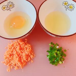 减脂餐/葱香胡萝卜厚蛋烧的做法 步骤2