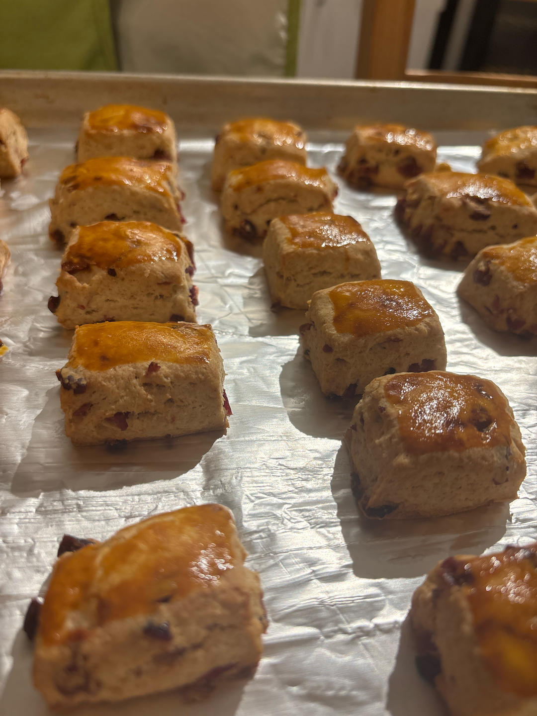 消耗淡奶油的司康