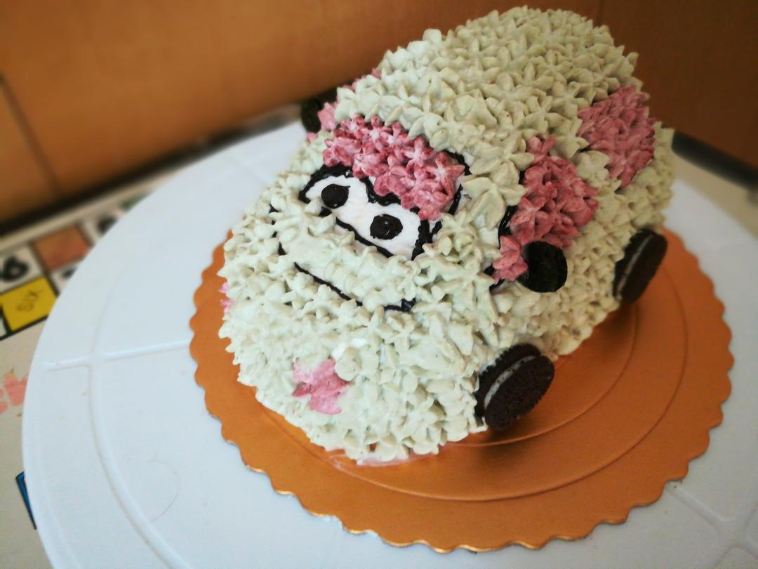 萌萌小汽车蛋糕