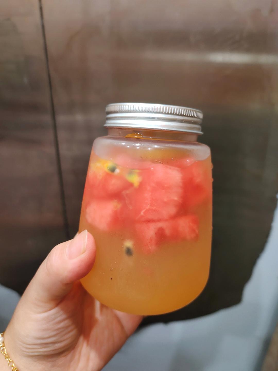 自制无敌好喝夏日解腻水果茶🍊完爆饮品店，新手百分百成功，试试就知道