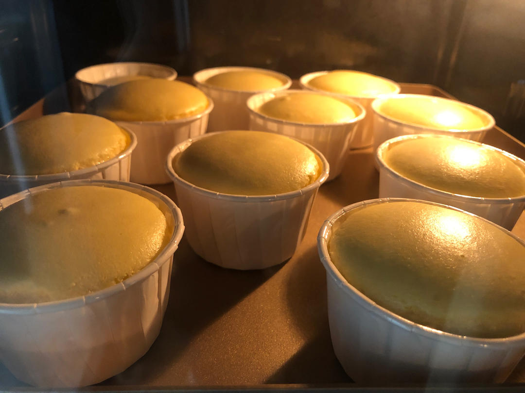 迷你🍥纸杯酸奶小蛋糕（不开裂不回缩）