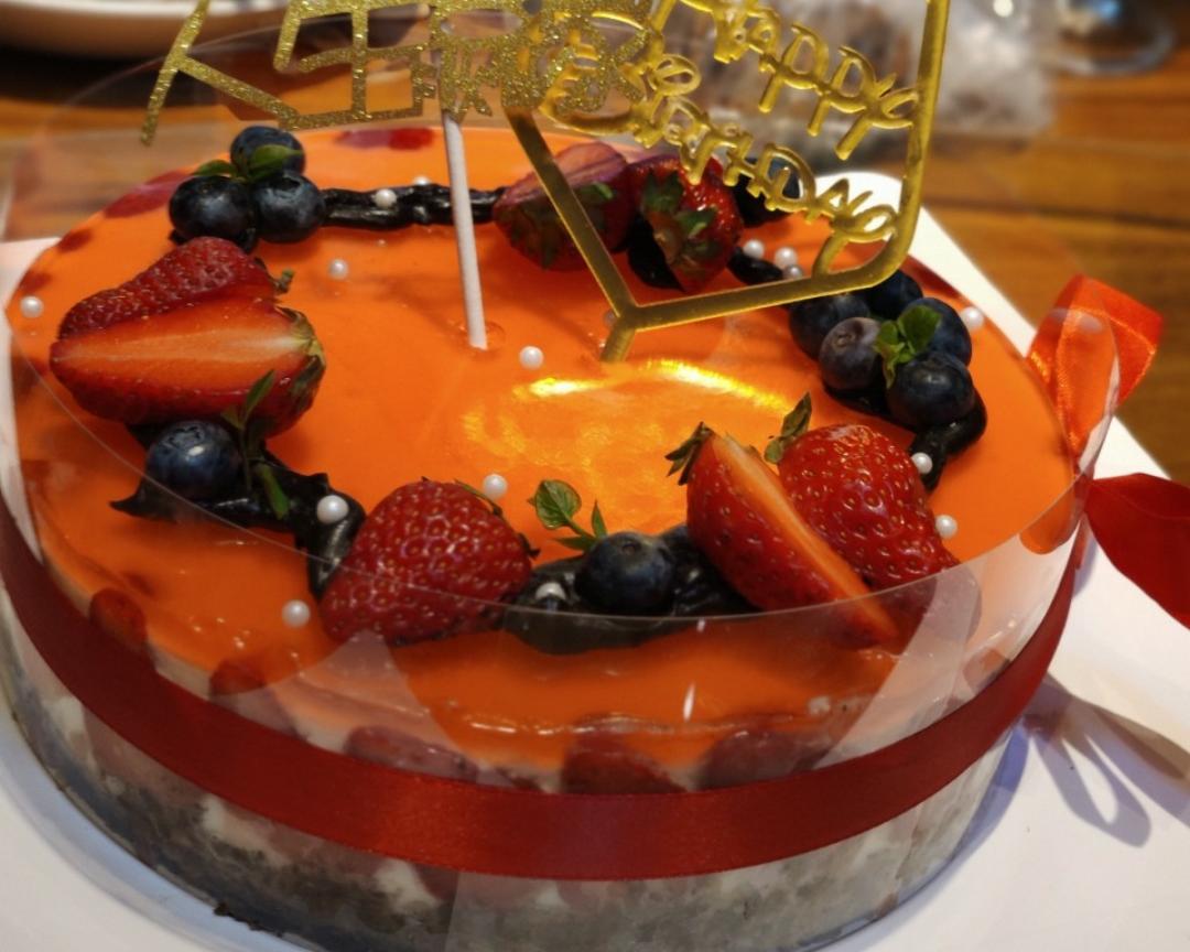 超简单 不用烤箱 小白分分钟上手的生日蛋糕 慕斯蛋糕8寸