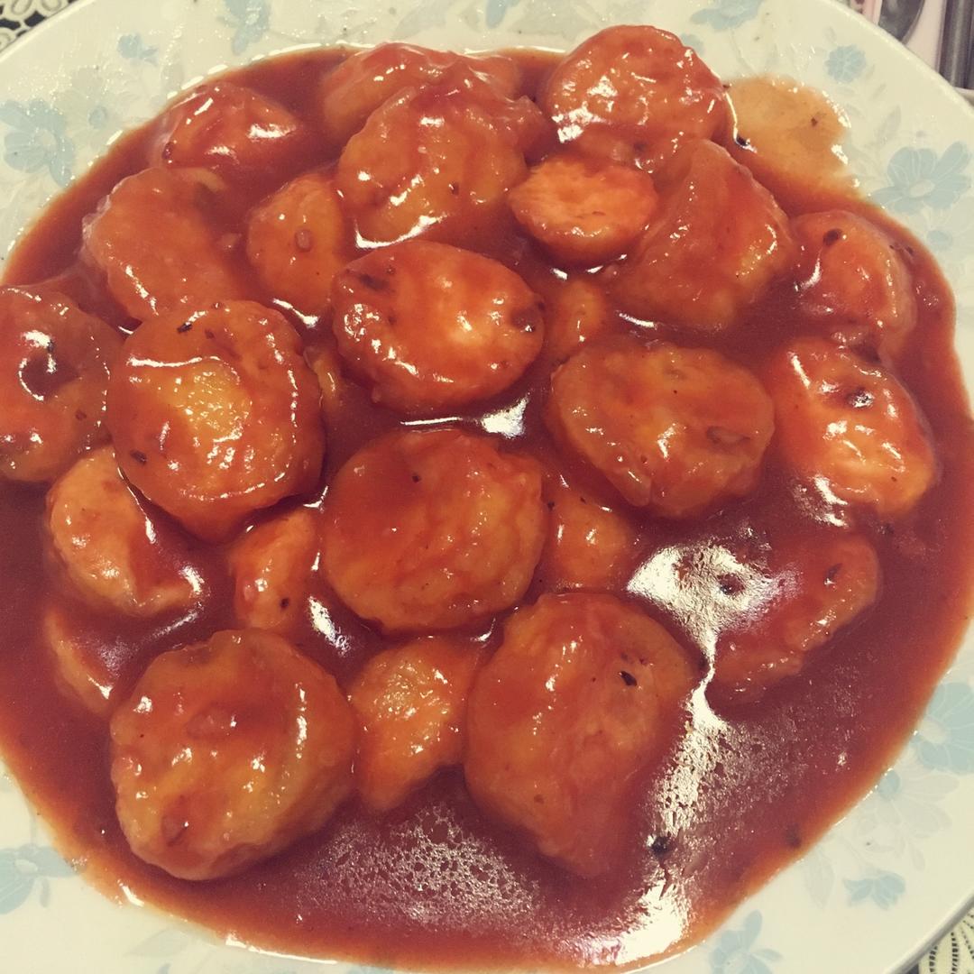 脆皮茄汁日本豆腐