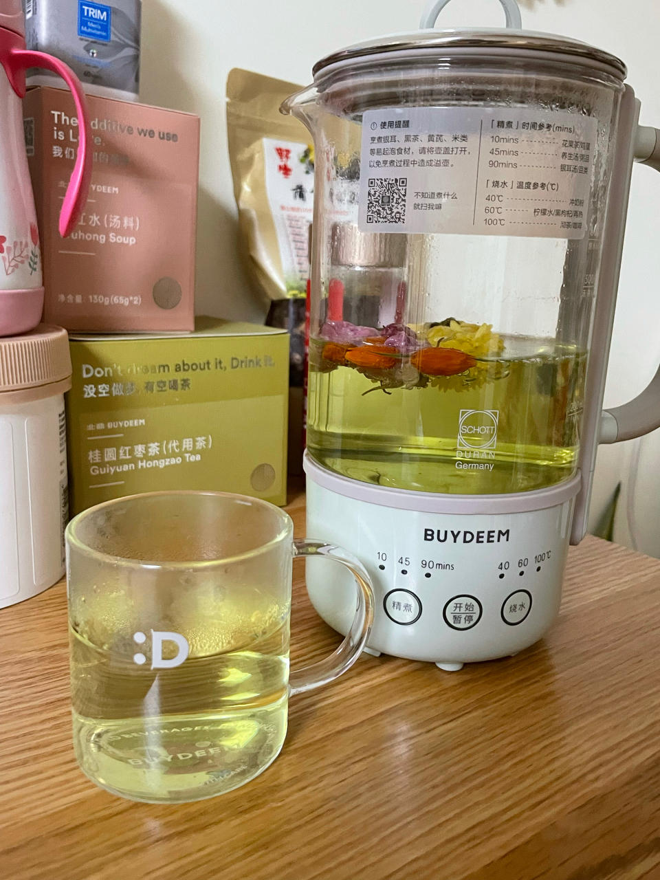 红豆栗子糖水【9月北鼎养生壶食谱】