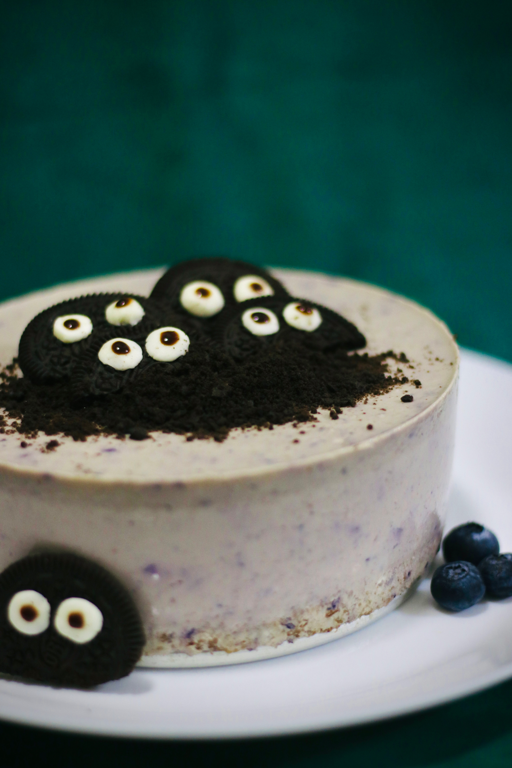 蓝莓燕麦慕斯蛋糕