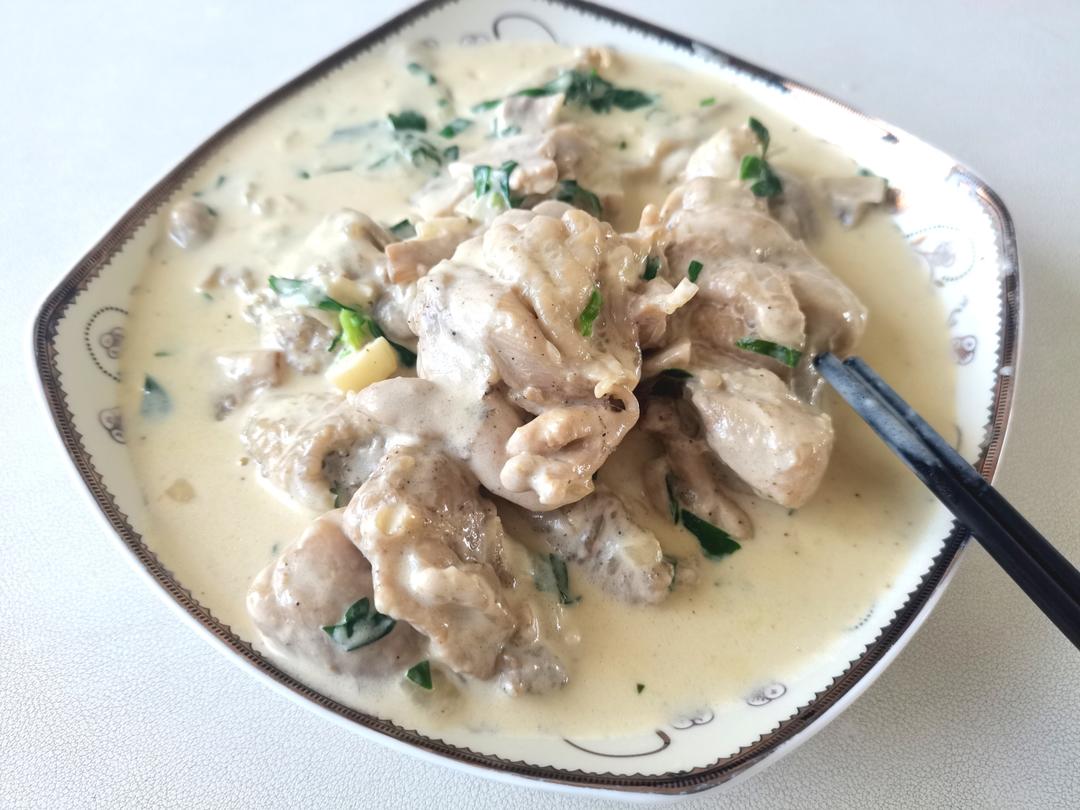 香绝了‼️法式奶油炖鸡🍗这味道真的很赞💥
