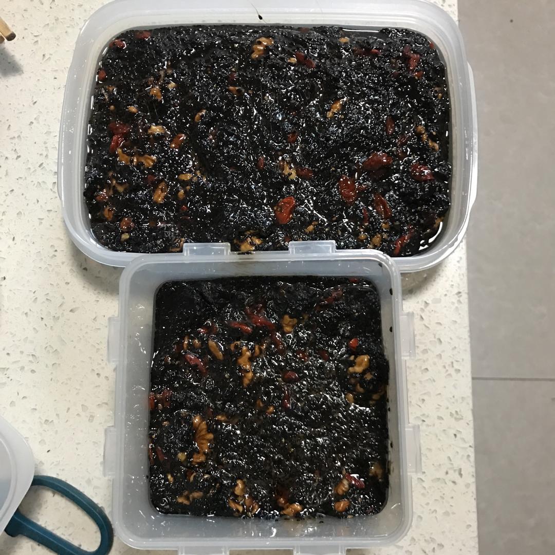 妞子儿妈做的老爸的自制阿胶糕