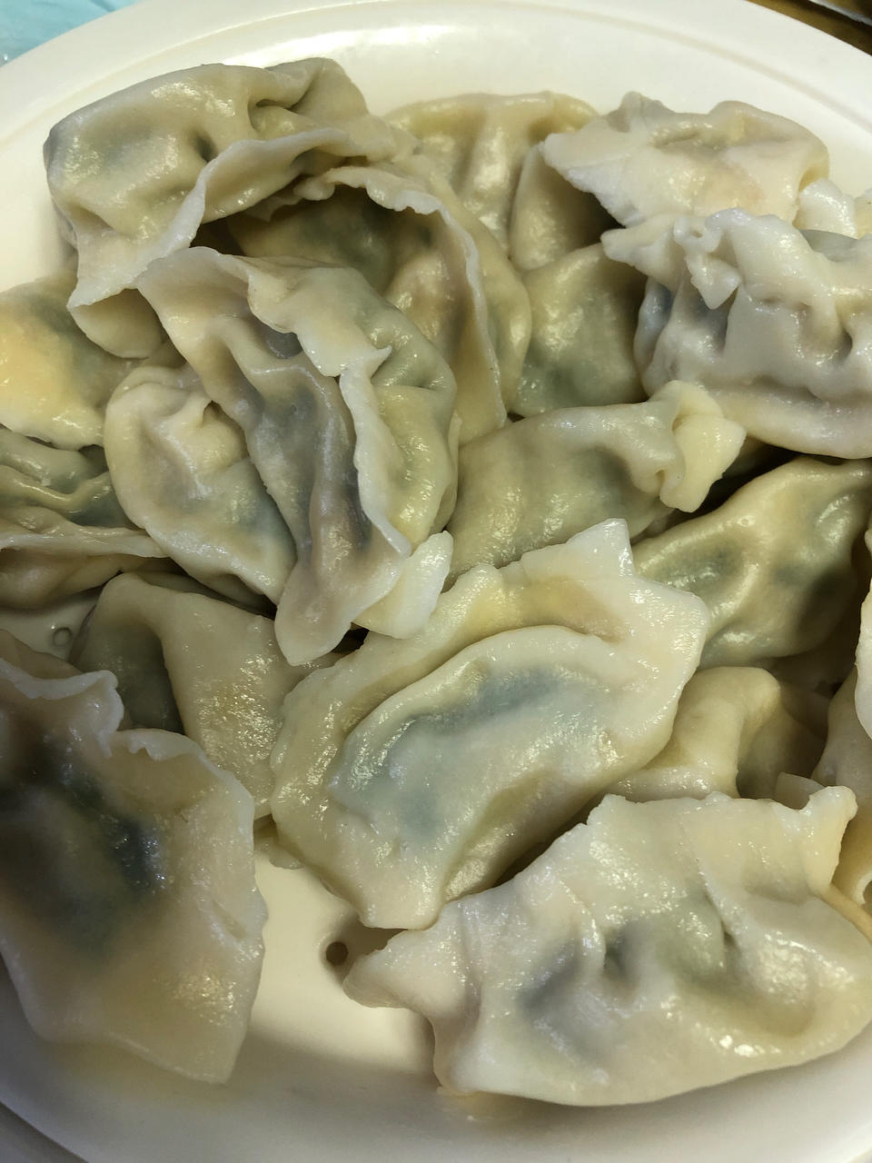鲜虾鲅鱼馅饺子