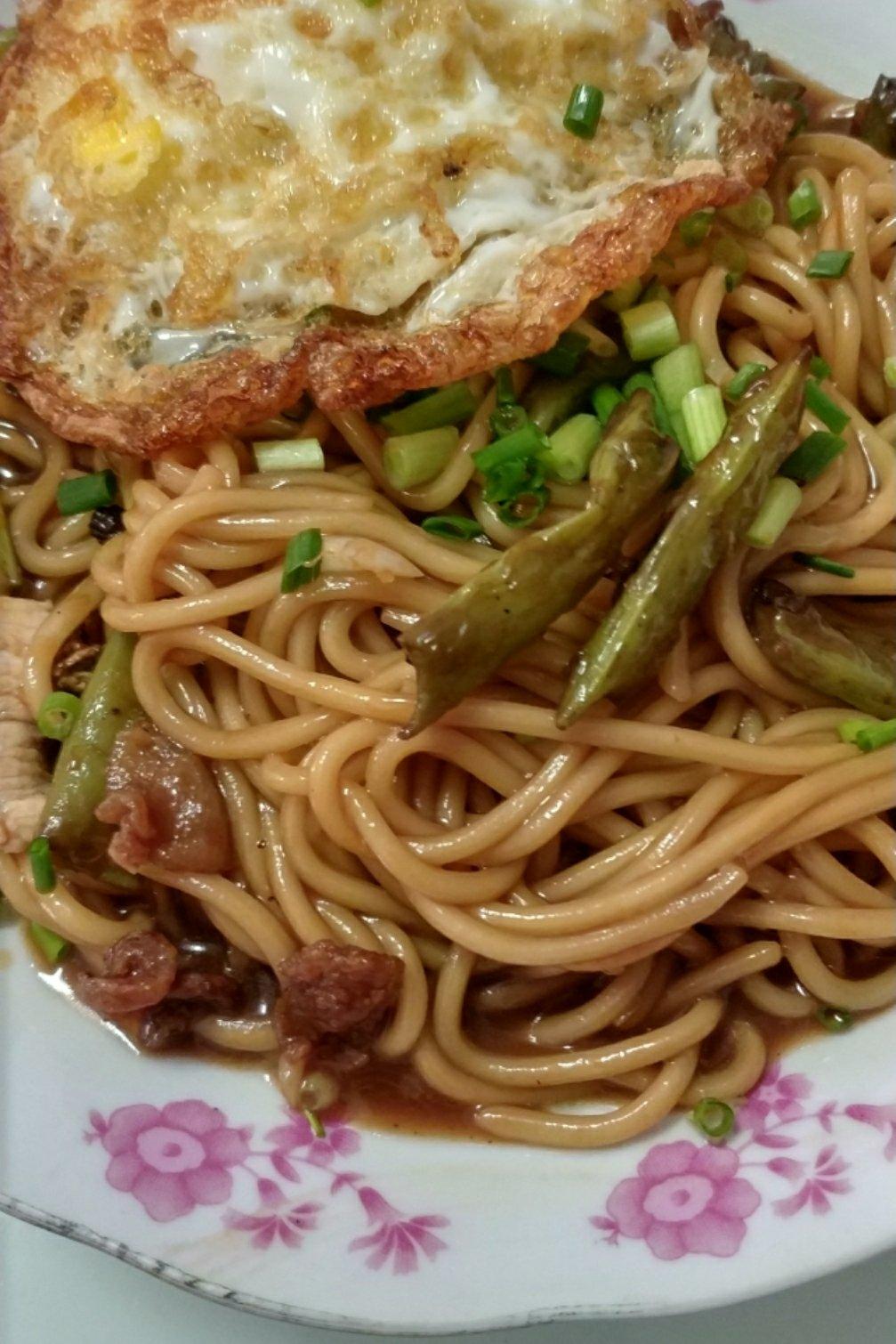 豆角焖个面