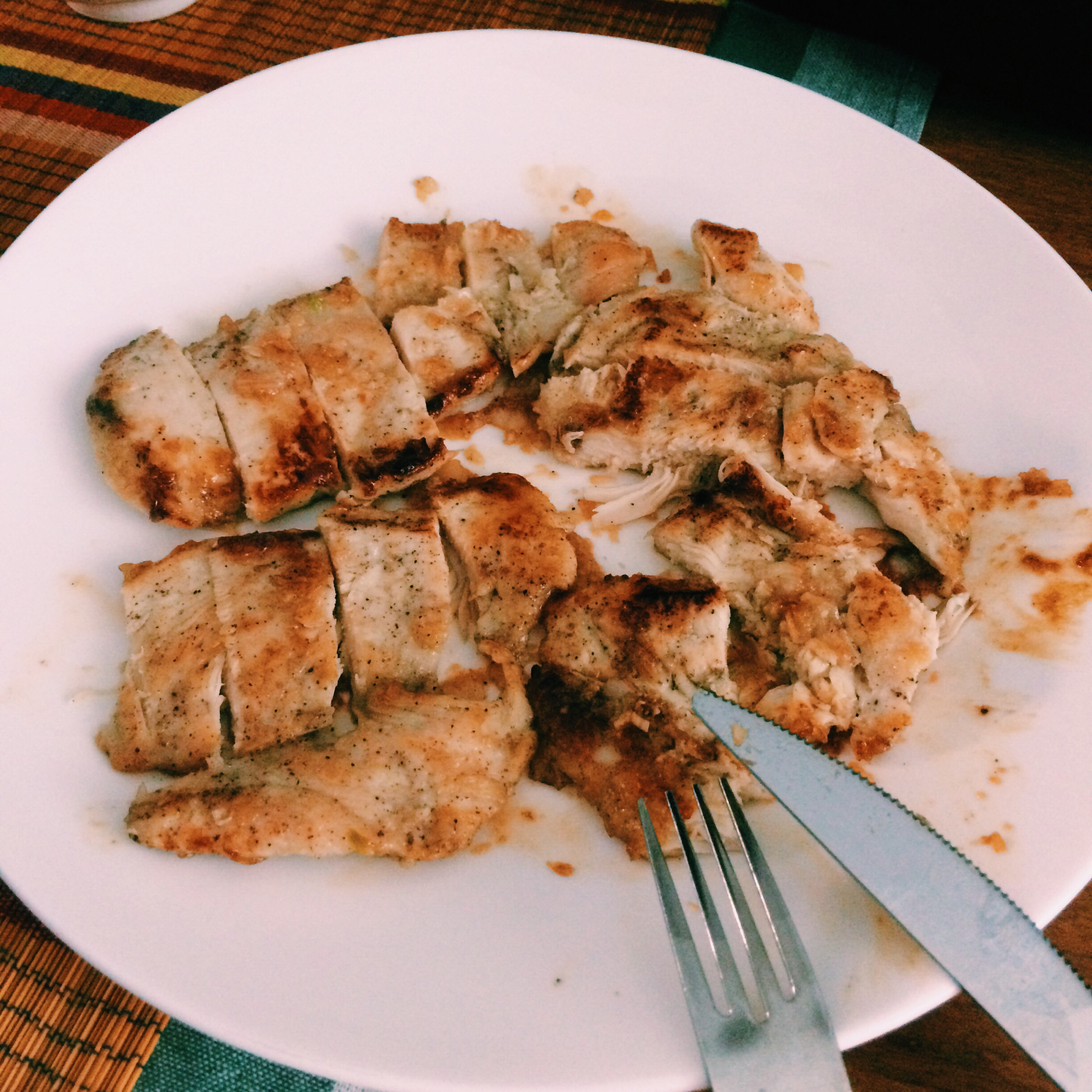 酷炫屌炸天好吃的煎鸡胸肉（香蒜蜂蜜煎鸡胸肉）