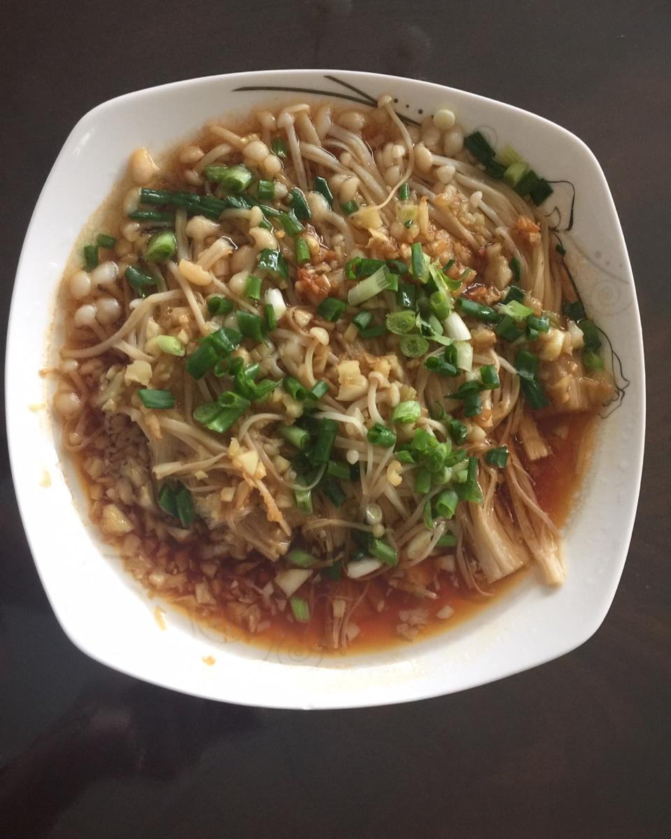 蒜蓉蒸金针菇