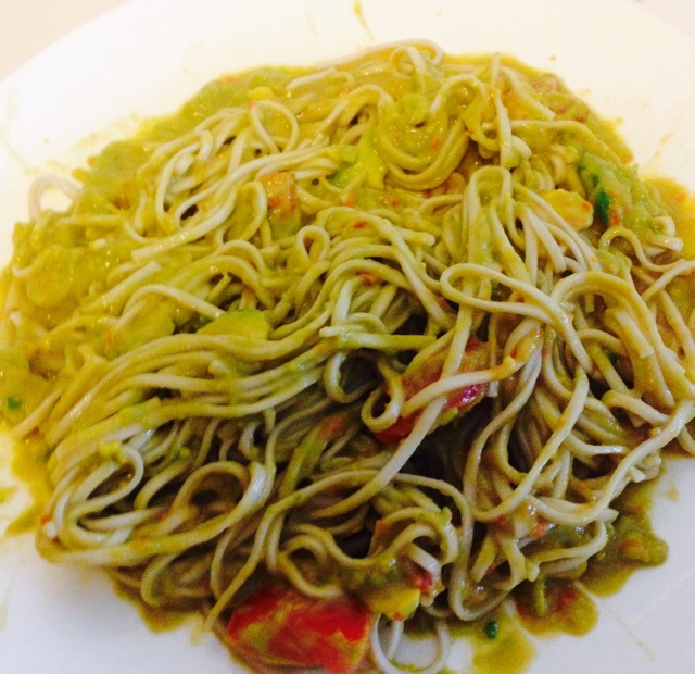 牛油果拌荞麦面（健康无油）