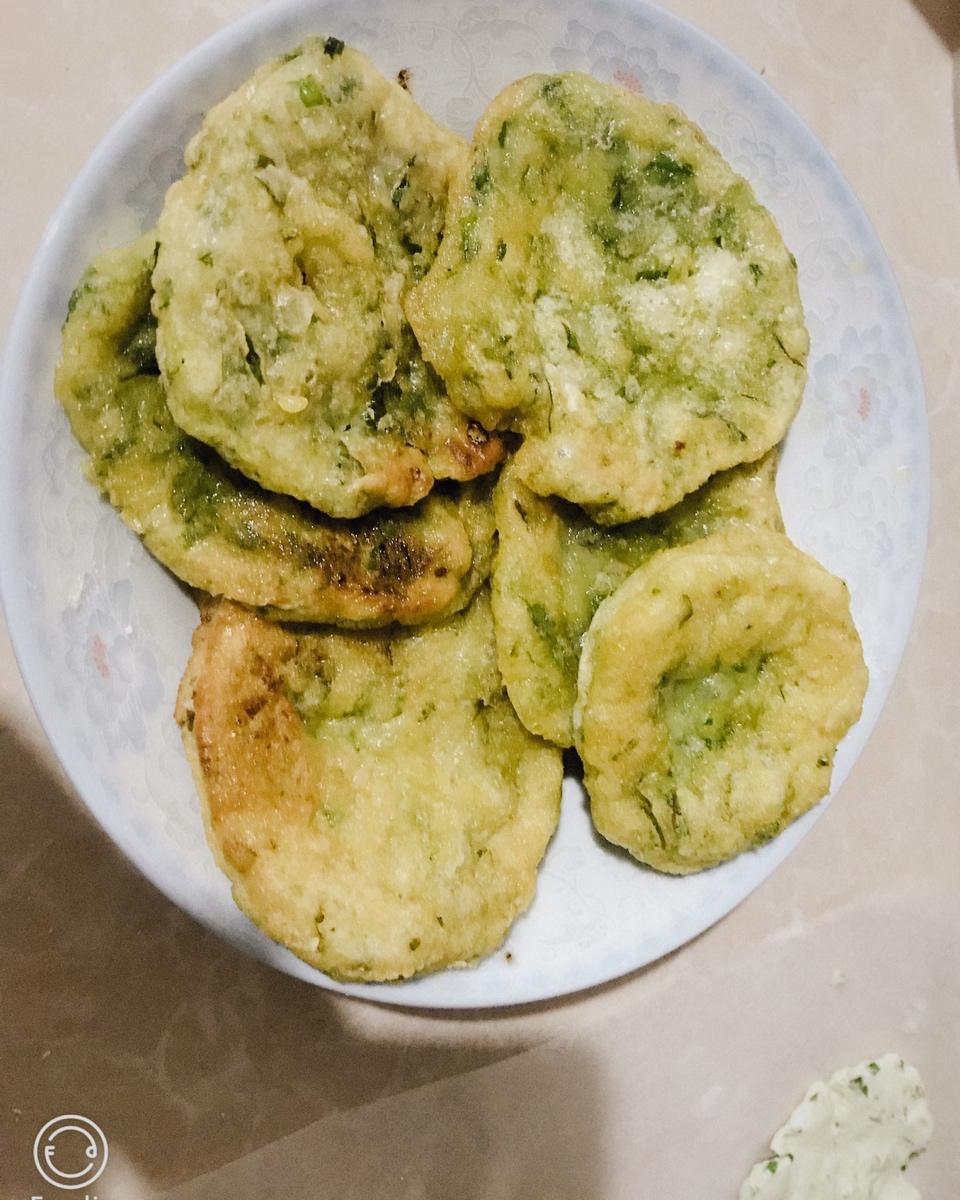豌豆苗糯米饼