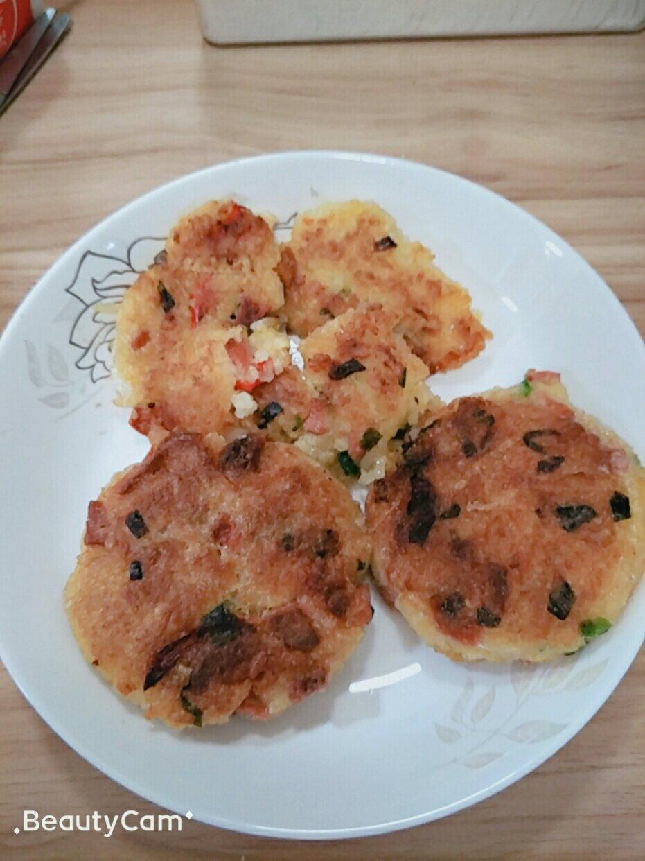 鸡蛋米饭饼