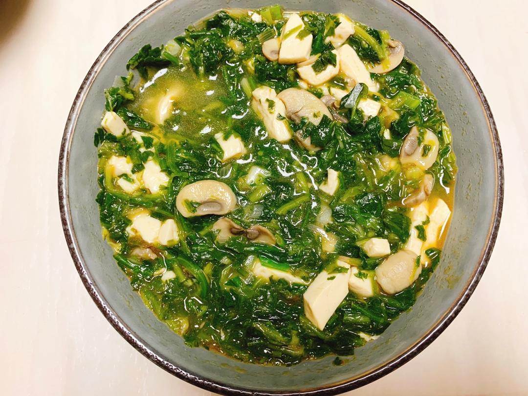 荠菜豆腐羹