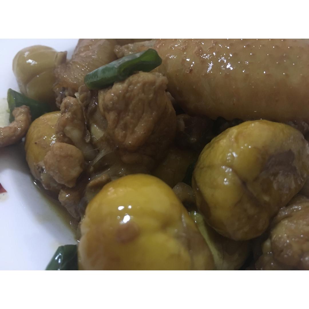 板栗烧鸡