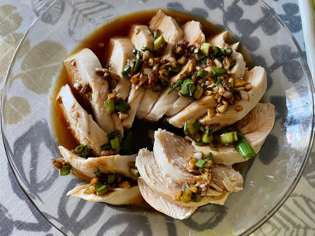 日式嫩蒸鸡胸肉（鲜香美味.柔嫩多汁）