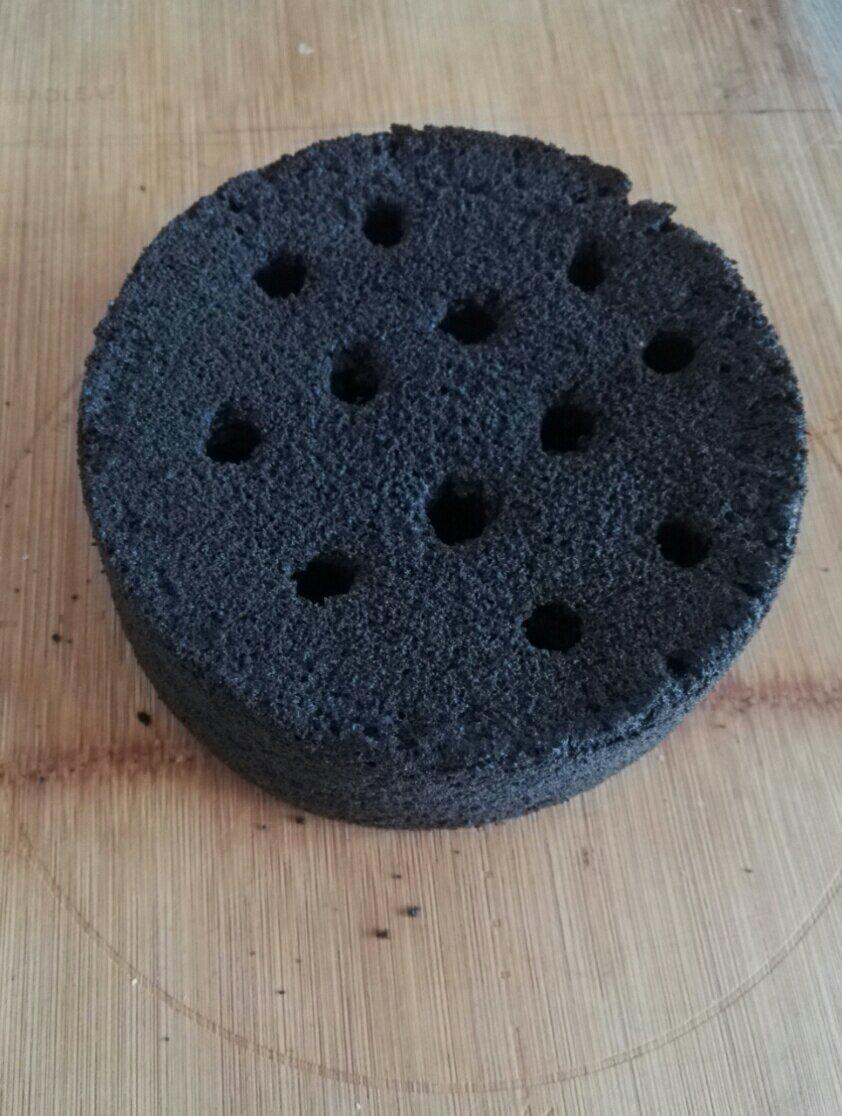 火爆的【蜂窝煤球蛋糕】（戚风蛋糕版）-这个冬天不太冷