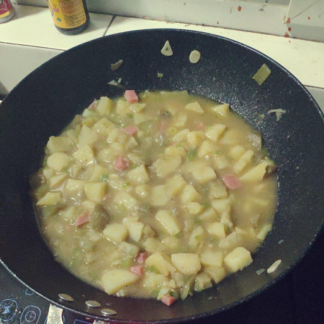 土豆炖茄子(东北菜)