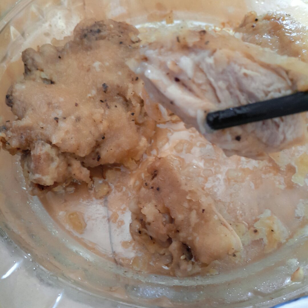 快手零基础微波炉原味吮指鸡