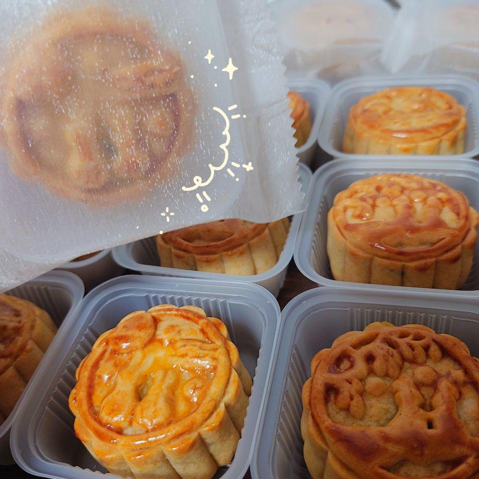 豆沙月饼（低油少糖甜而不腻）