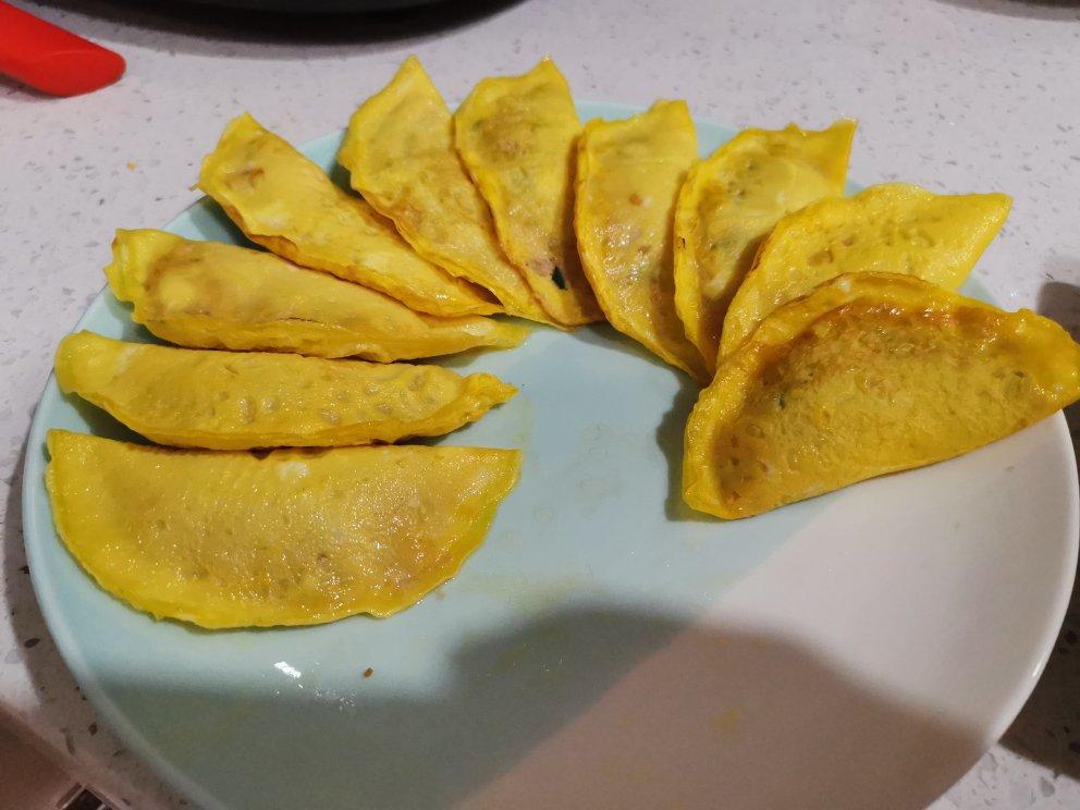 过年必备菜…蛋饺…