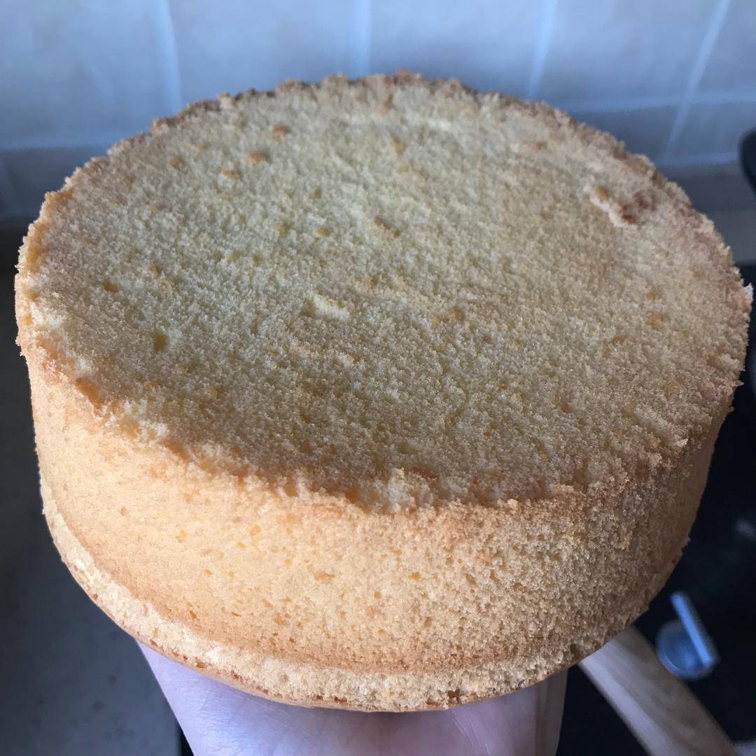 6寸原味戚风蛋糕