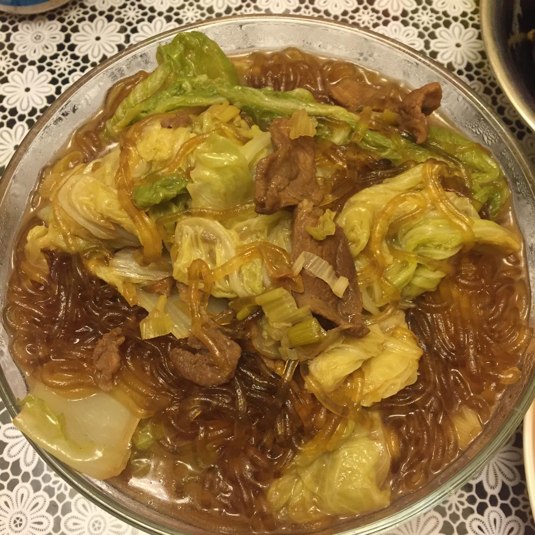 白菜炖粉条