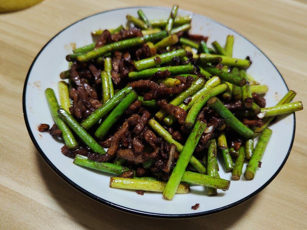 蒜苗（蒜苔）炒肉