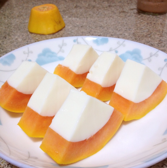 椰子木瓜冻