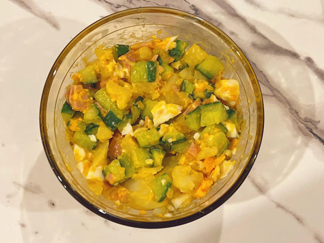 🔥爆好吃的鸡蛋土豆泥沙拉