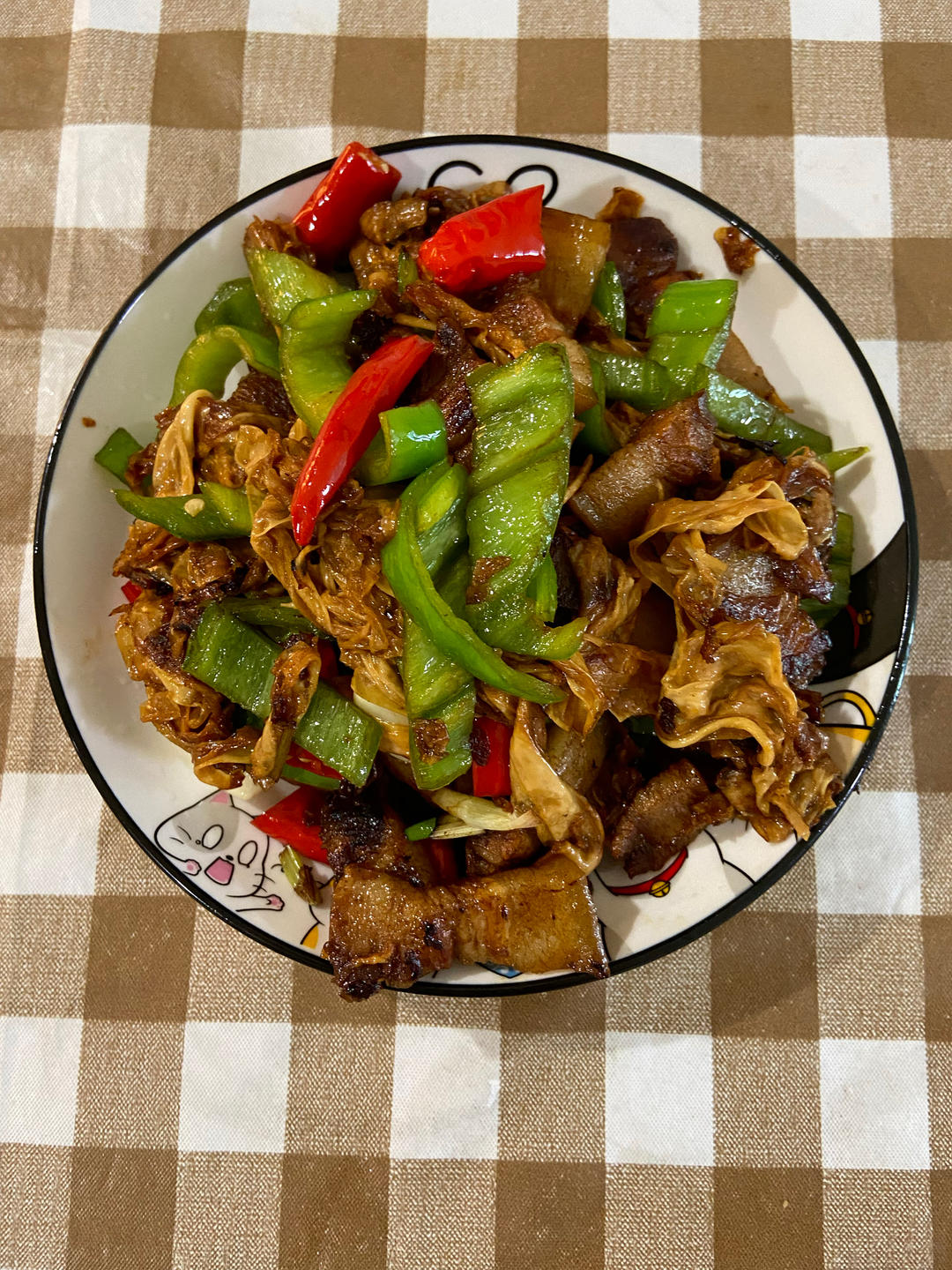 腐竹炒肉