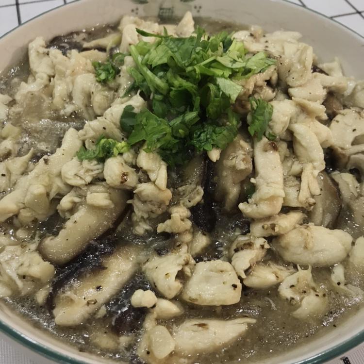 香菇鸡片