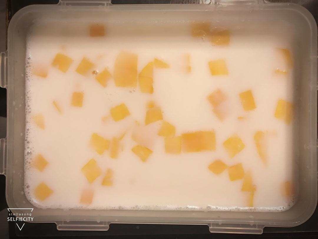 午后小甜点芒果椰汁糕教程